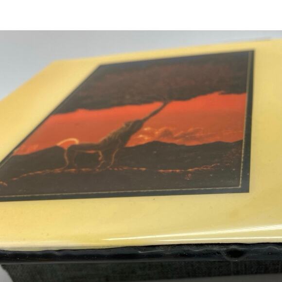 Vtg D.L. "Raven" Valdes "Father Sky Mother Earth" Tile Native American wall Art - Picture 4 of 7